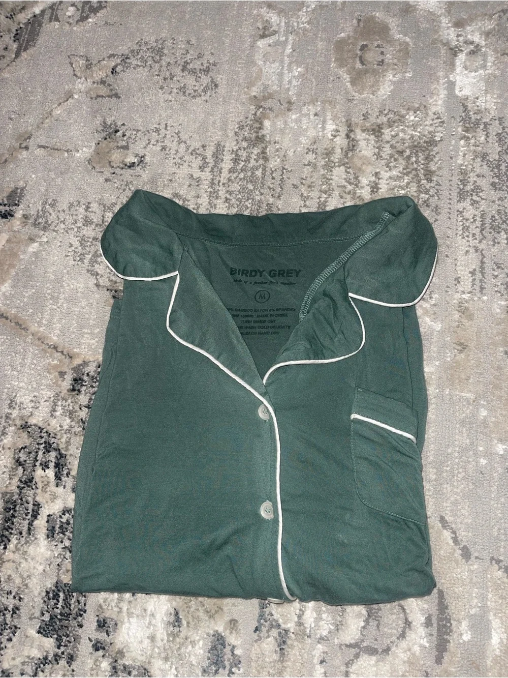 Birdy Grey Short Sleeve Pajama Set